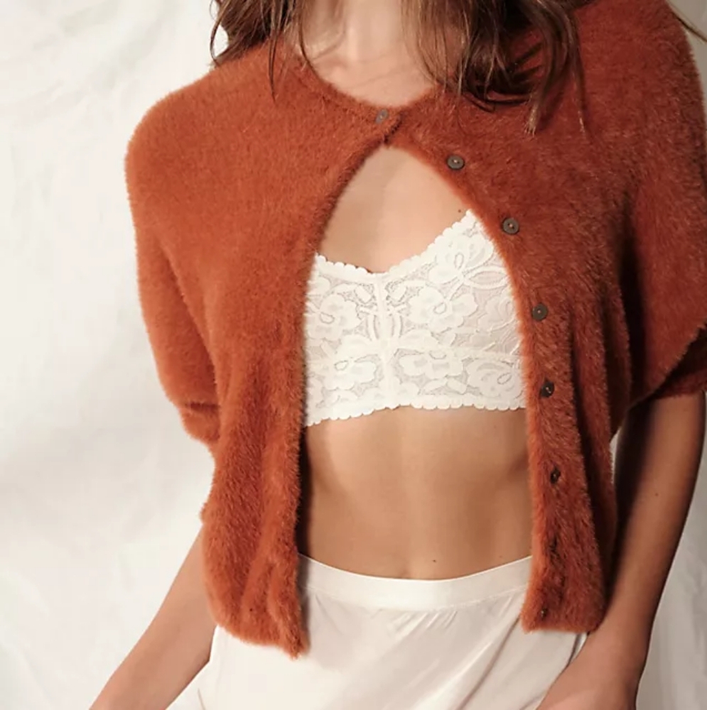 🆕️ Free People 'Galloon Lace Racerback' Bralette - Picture 2 of 12